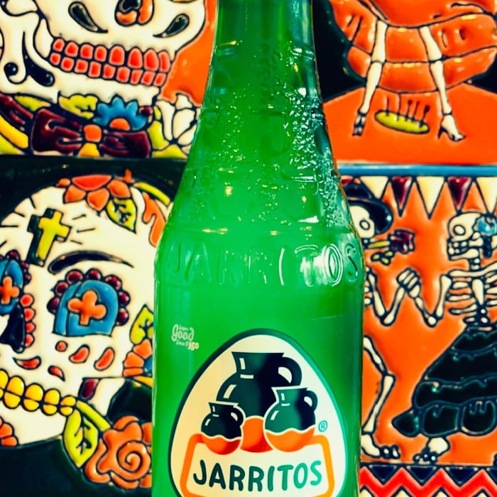 Jarritos Grapefruit Soda.