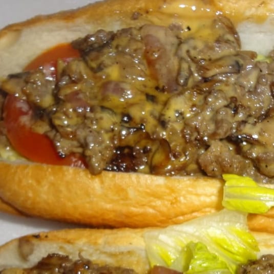 Philly Cheese Steak Hoagie.