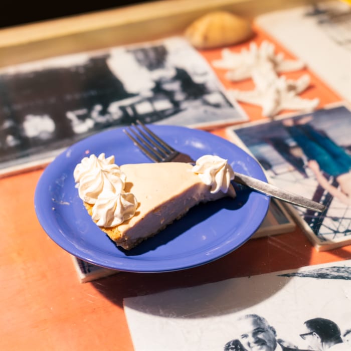 Blue Ribbon Peanut Butter Pie (slice).