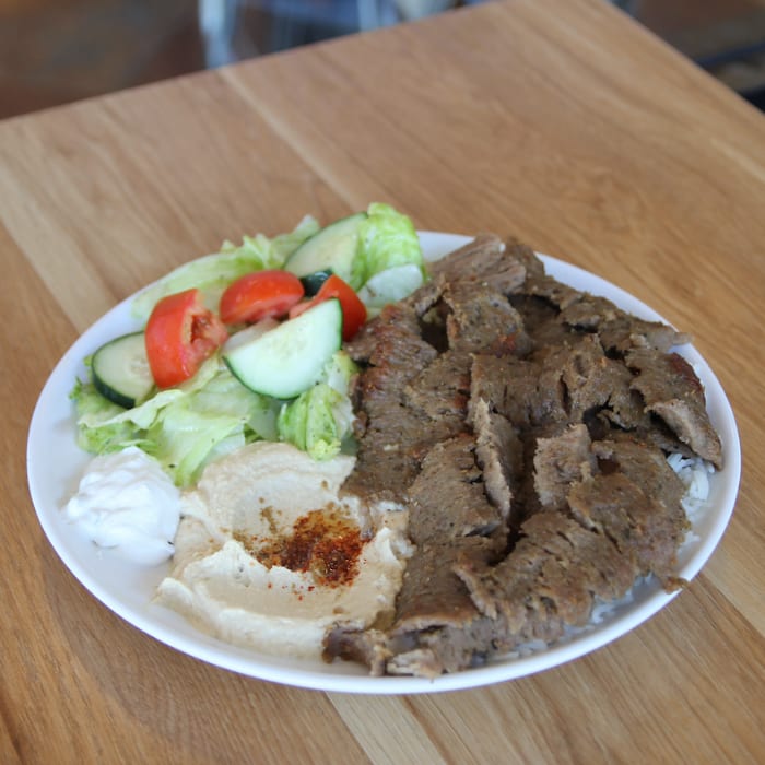 Gyro (Beef) Plate.