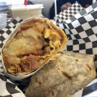 Big Meat Breakfast Burrito