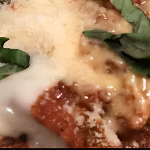 Pollo Parmigiana Entree.