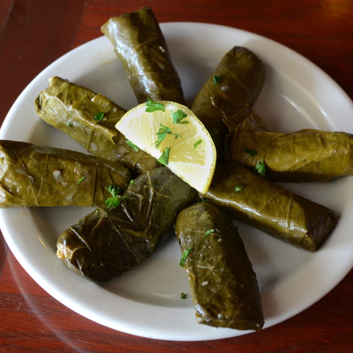 Grape Leaves.
