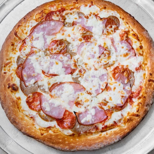 Meat Feast Pizza (12" Medium - 8 Slices).