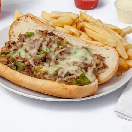 Regular Philly Steak Sandwich.