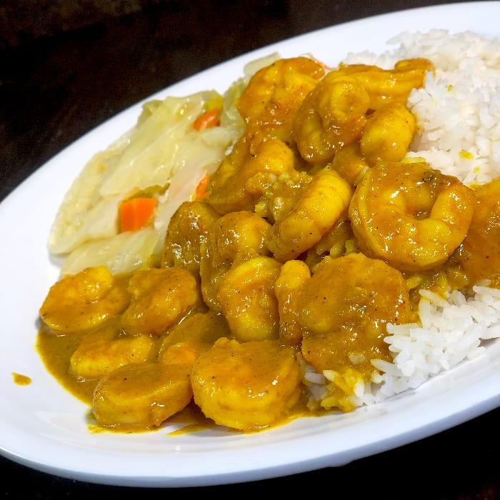 Curry Shrimp.