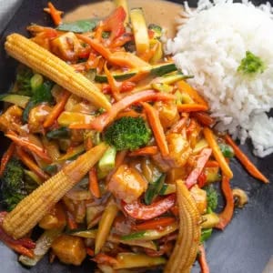 Thai Peanut Stir Fry.