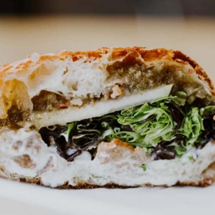 1/2 Sausage & Pear Sandwich Combo.