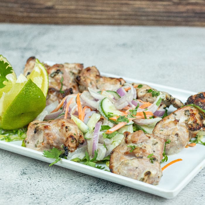 Chicken Malai Kebab.