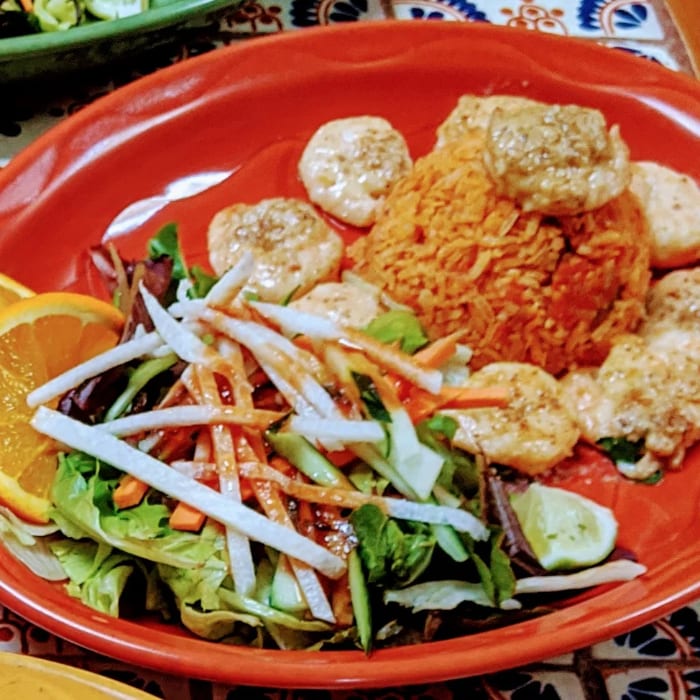 Camarones Al Mojo De Ajo.