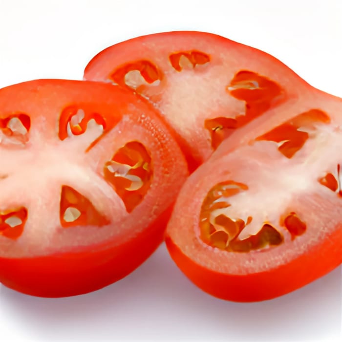 Side Sliced Tomato.