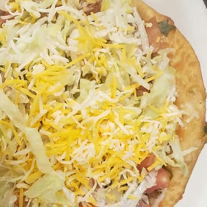 Shredded Chicken Taco Salad.