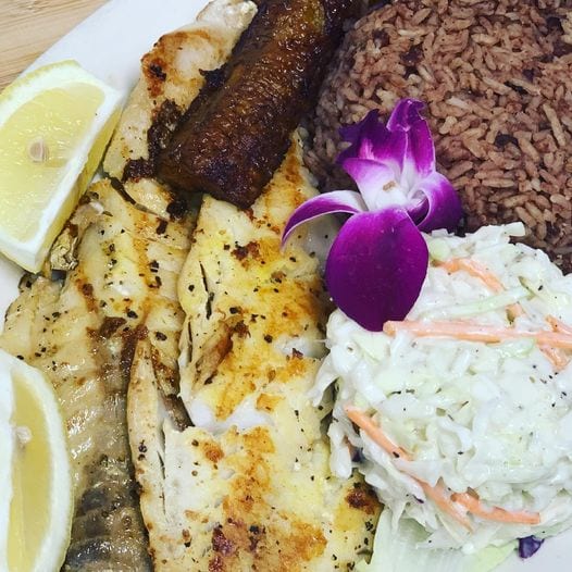 Grilled Red Snapper Filet.