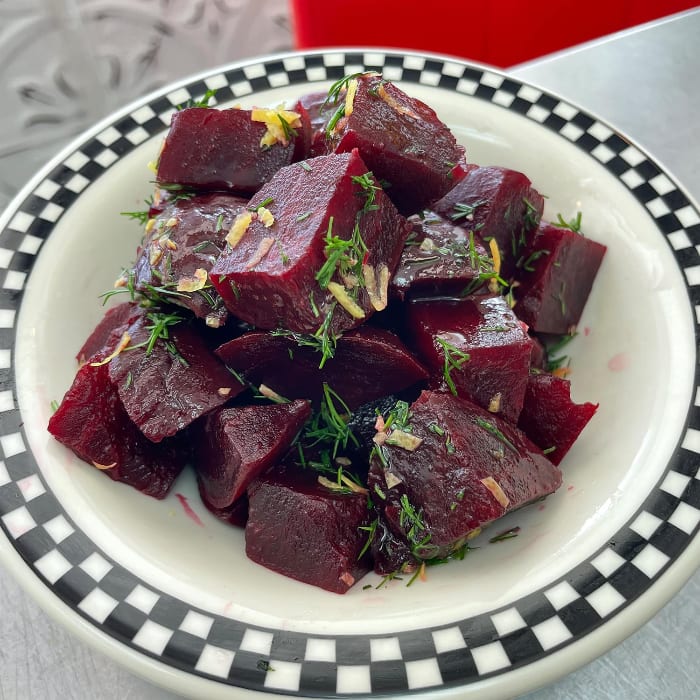 Beets with Dill & Lemon.