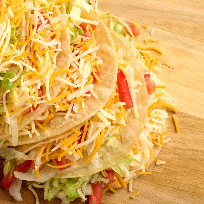 Buffalo Chicken Taco Dinner.