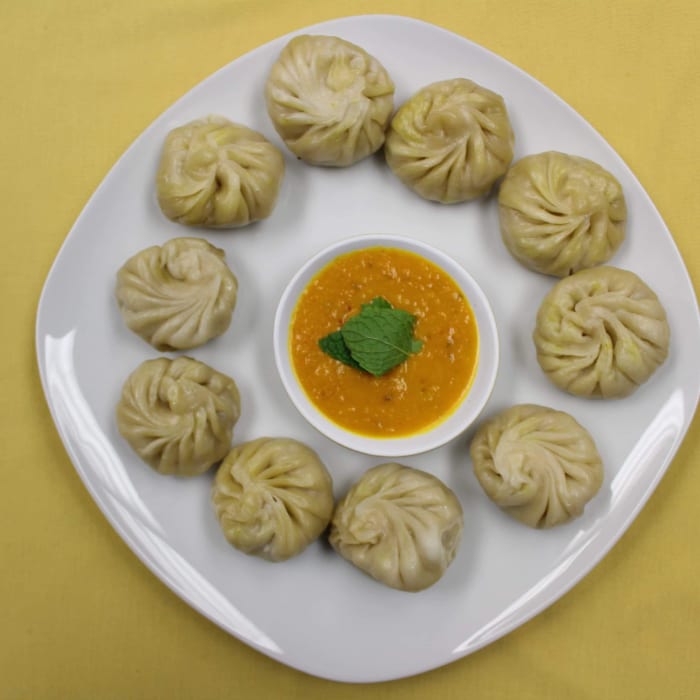 Steamed Momo.