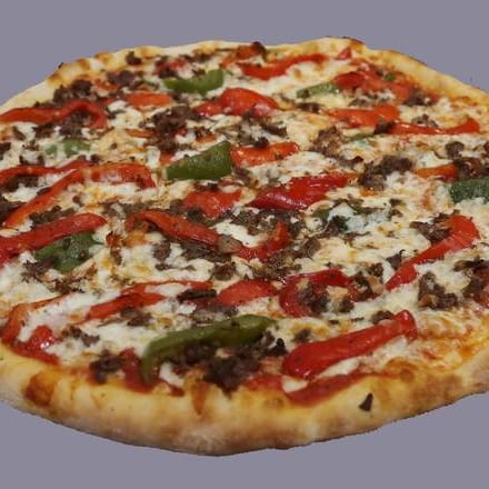 Mario's Steak Pizza.