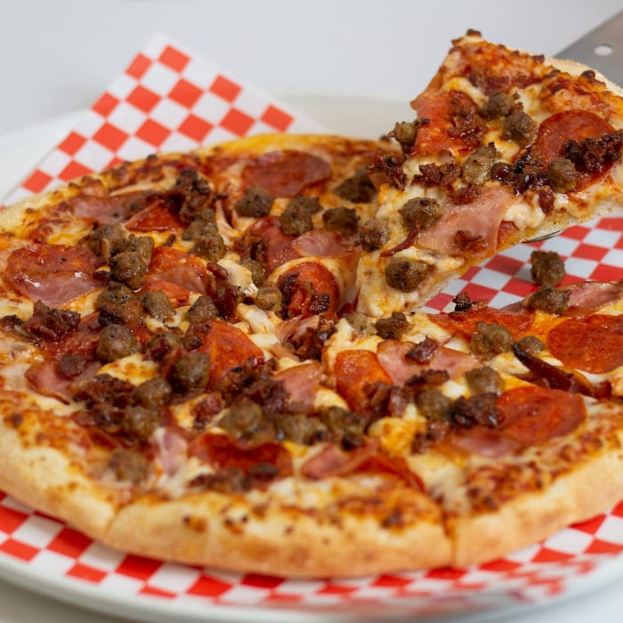 Meat Eater Pizza.