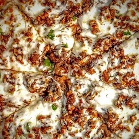 10" Cheesesteak Pizza.