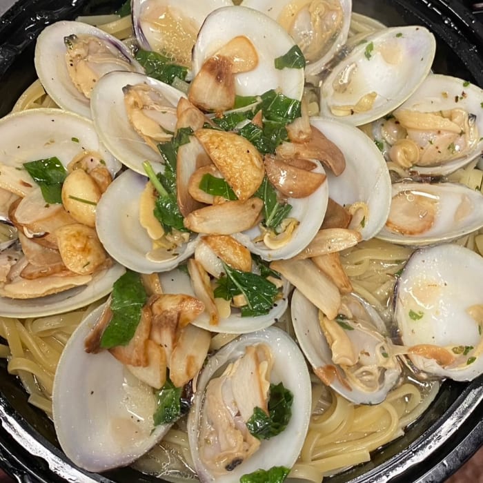 Linguine with Shrimp and Clams.