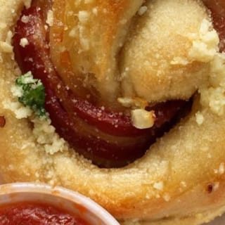 Bacon Stuffed Garlic Knots