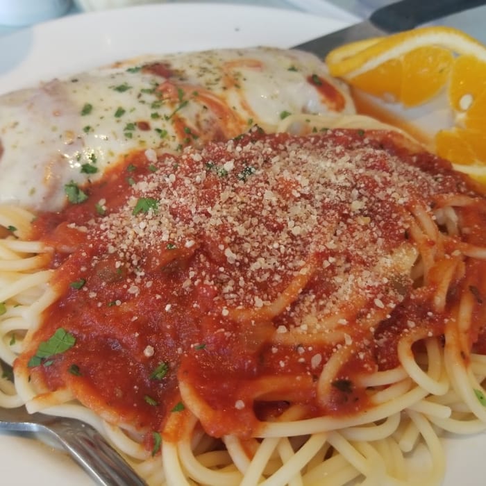 Chicken Parmigiana.