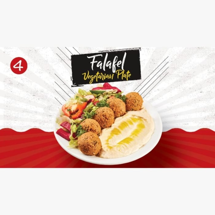 # 4 Falafel Plate.