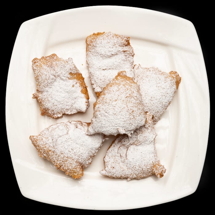 Beignets with Powdered Sugar.