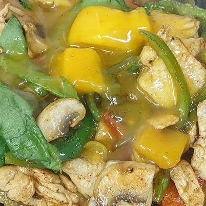 Mango Chicken Bowl.