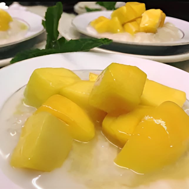 Mango and Coconut Sticky Rice.