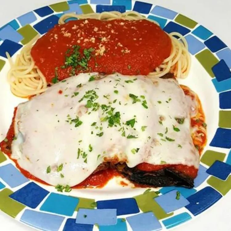 Eggplant Parmigiana.
