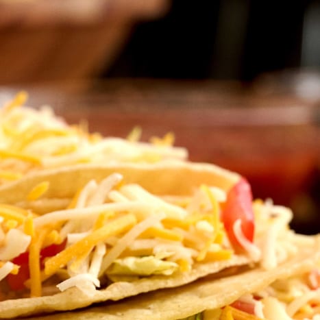 Roasted Chicken Taco Dinner.