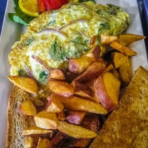 Veggie Omelet.