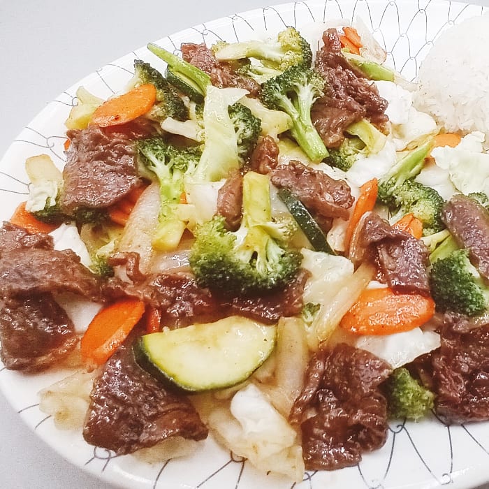Beef Stir Fried Veggies.