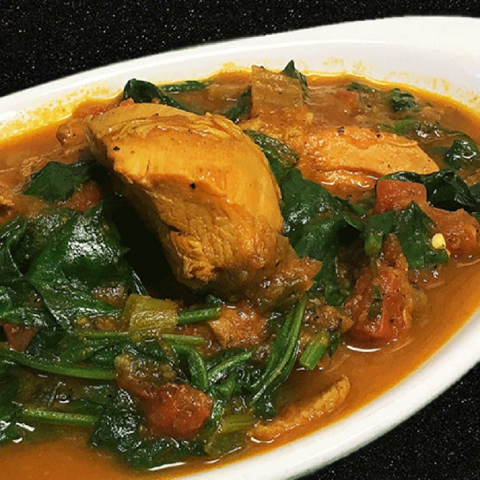 Chicken Spinach Curry.