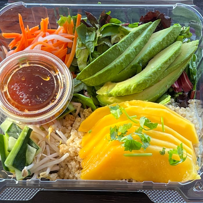 Avocado and Mango Bánh Mì Bowl (Vegetarian)(Gluten Free).