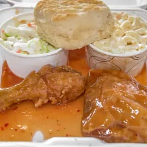 Breast and Wing Dinner.