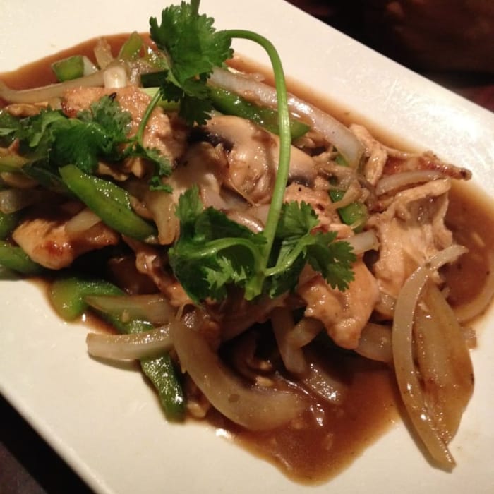 Ginger Sauce Entree.