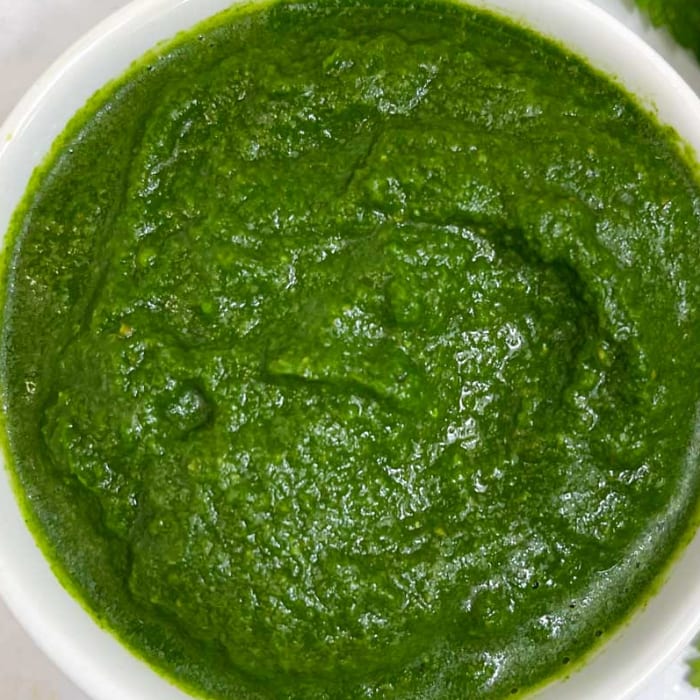 Green Mint Sauce.
