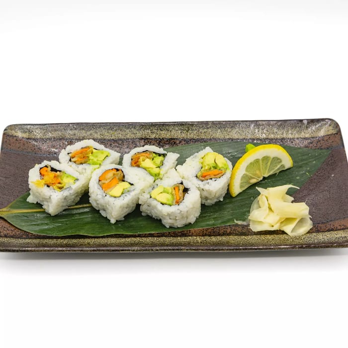 Tempura Yam & Avocado Roll.