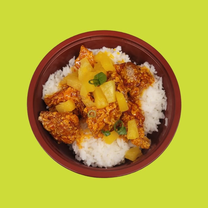 Delish Pineapple Chicken.
