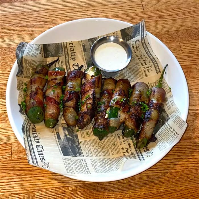 Bacon Wrapped Jalapenos.