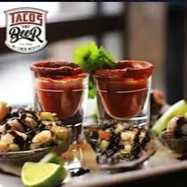 Oyster Shooters Preparados.