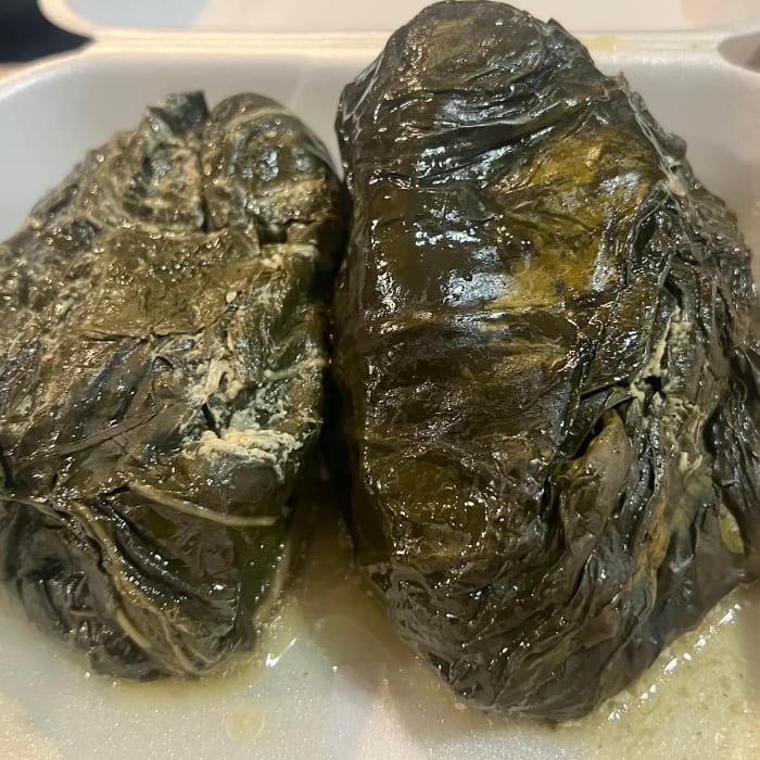 Side Pork Laulau.