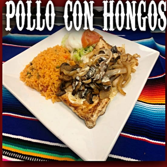 Pollo Con Hongos.