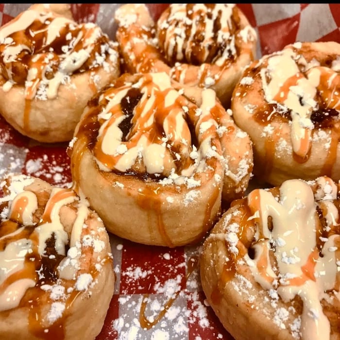 Chef Matt's Homemade Cinnamon Rolls.
