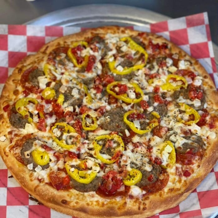 M & D's Nitemare Pizza - Small (6 Slices).