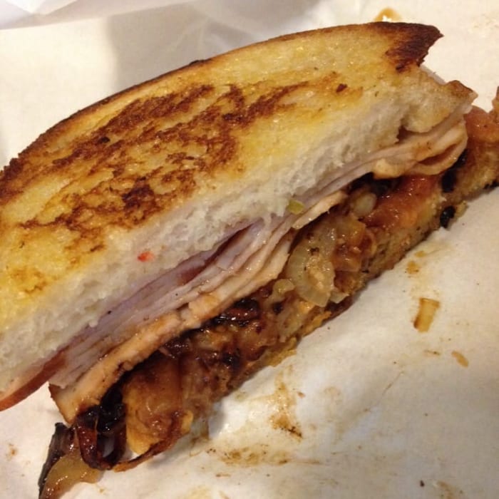 Turkey Melt Sandwich.