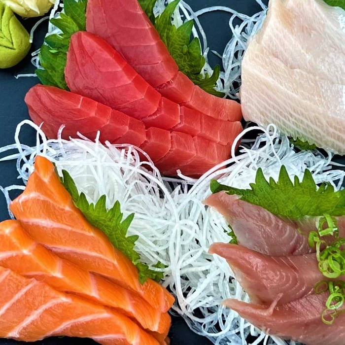 Assorted Sashimi.