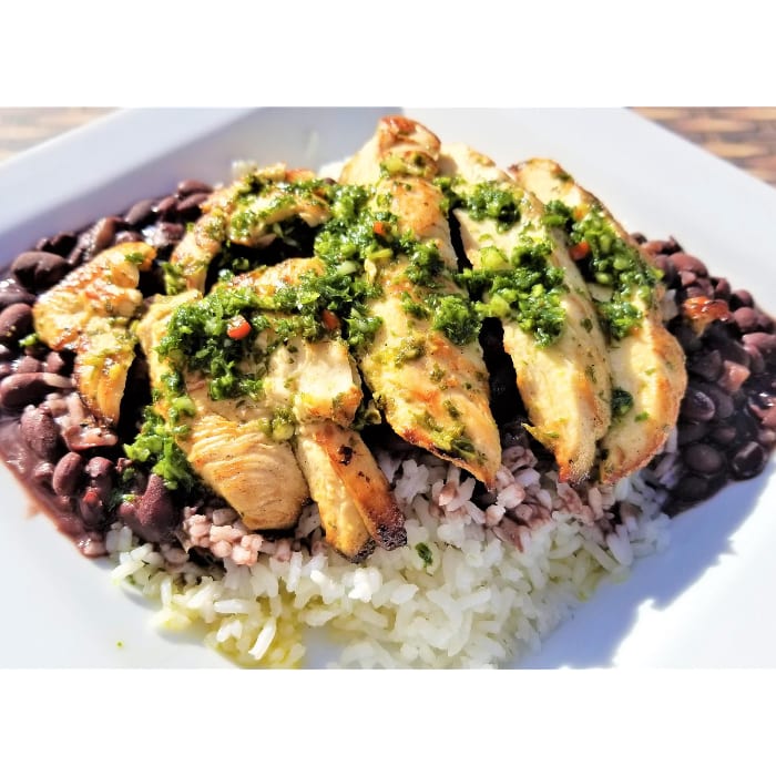 Chimichurri Chicken Plate.